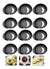 Pack X12 Moldes Tartaleta Desmontable Tarta Individual 8cm