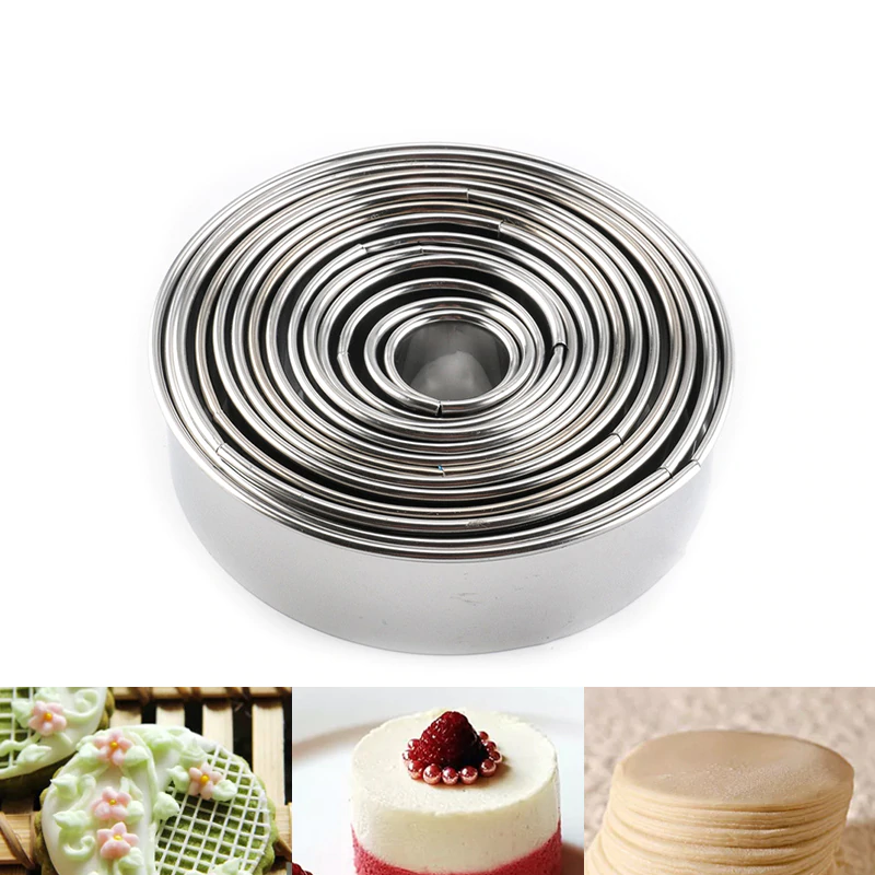 14 Moldes Galletas Circulo Molde De Galleta Cortador Galleta