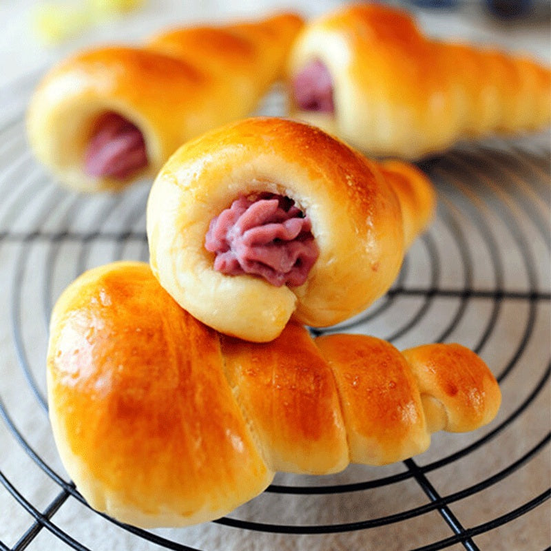 Pack X6 Cono Molde Para Cannoli Cachito Croissant Pan Danes